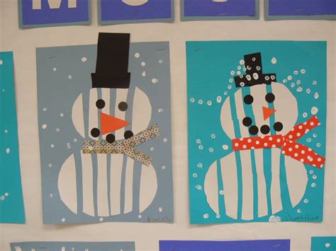 Mrs. T's First Grade Class - snowman mosaic Christmas School, Christmas Art, Winter Christmas ...