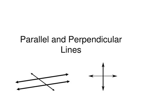 Parallel And Perpendicular Lines : Perpendicular and Parallel Lines ...