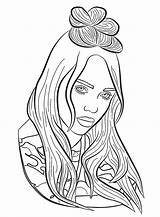 Billie Eilish Coloring Pages Printable For Free Download sketch template