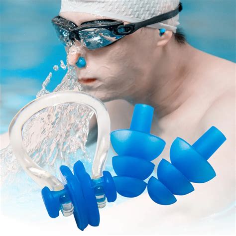 Aliexpress.com : Buy Waterproof Soft Silicone Swimming Nose Clip & Prevent Water Protection ...
