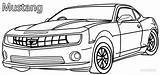 Printable Mustang Coloring Pages For Kids sketch template