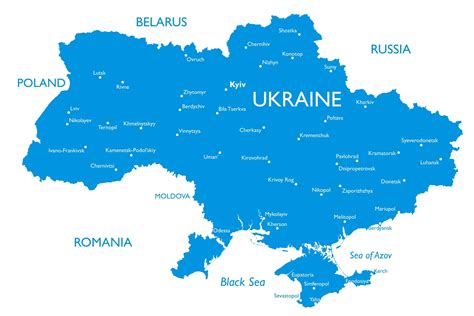 Vector map of Ukraine | Illustrations ~ Creative Market