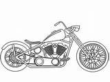 Cool Harley Davidson Motorcycle Coloring Page  Free Printable sketch template