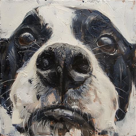 Oil Painting Dog Portrait Art Print Free Stock Photo - Public Domain Pictures