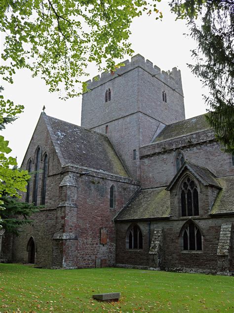 Photographs of Brecon Cathedral, Powys, Wales: The tower