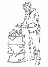 Drawings Of Homeless People Sketch Coloring Page sketch template
