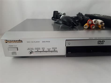 Panasonic DVD/CD Player With Remote And Cable DVD-RV32 Silver | Etsy