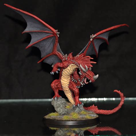 CoolMiniOrNot - Pathfinder Red Dragon by paedia