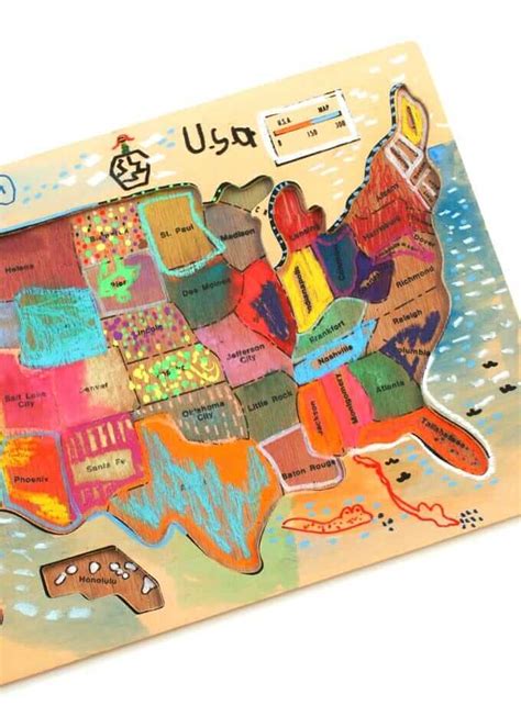 Kids Map Art - A Creative Activity to Help Children Learn Geography