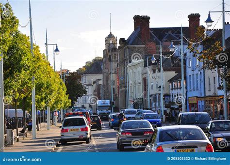 Historic Town Centre, Bideford, Devon, England Editorial Photography - Image of south, england ...