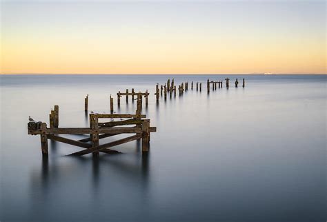 Beautiful long exposure calming landscape Photograph by Matthew Gibson - Fine Art America