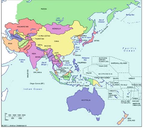 1 Map of the Asia-Pacific region | Download Scientific Diagram