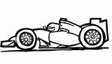 Dibujo Para Colorear De Coche Fórmula 1  Dibujos sketch template