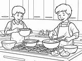 Whimsical Cooking Coloring Page  Coloring Page sketch template