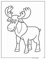Moose Coloring Pages20  Free Printable coloring Pages Cute sketch template