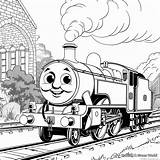 Thomas The Train Coloring Pages  Free & Printable sketch template