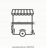 Food Cart Coloring Pages sketch template
