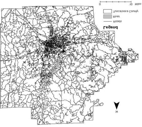 Base map of Tuscaloosa County | Download Scientific Diagram