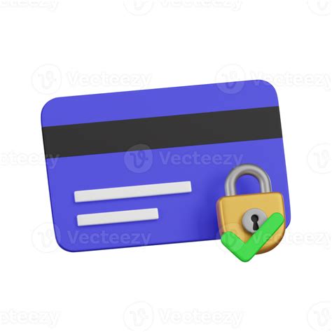 Secure Payment Method 3D Icon 41644050 PNG