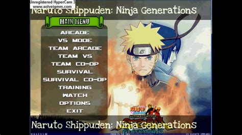 Naruto Shippuden Generations Mugen - All Characters - YouTube