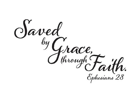 Ephesians 2:8 Saved by Grace Through Faith Scripture - Etsy