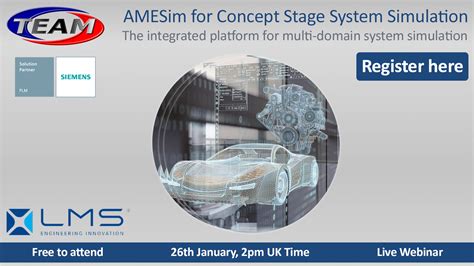 AMESim for Concept Stage Simulation Webinar - January 26, 2017