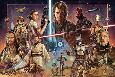 Star Wars Episodes 1-3 by Oscar Martínez - Home of the Alternative Movie Poster -AMP- | Star ...