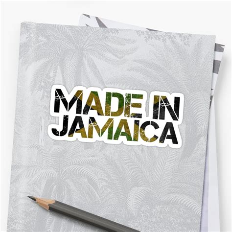 "Jamaica Jamaican Flag Rasta" Sticker by LukaMatijas | Redbubble