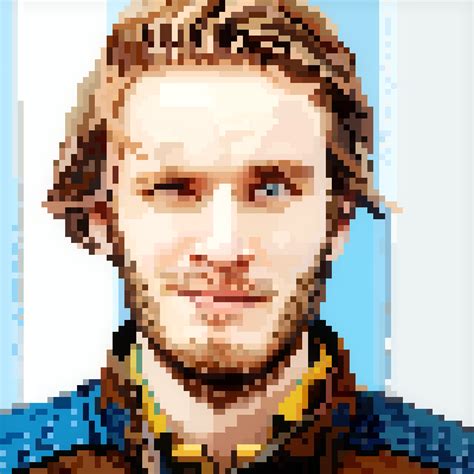 Pewdiepie pixel-fan Art (Pixelpie) by MarkLaaouri on DeviantArt