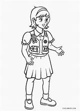 Girl Scout Brownie Elf Coloring Pages sketch template