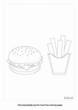 Free Cheeseburger Coloring Page  Printables Kidadl sketch template