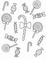 Gingerbread House Candy Coloring Page sketch template