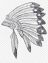 Native American Headdress Printable Coloring Pages Sketch Page sketch template