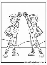 Wild Kratts Coloring Pages sketch template