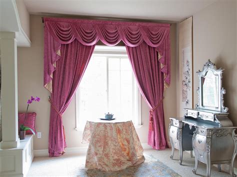 Valance and Swag Curtains | Valances for living room, Window curtain designs, Curtains living room