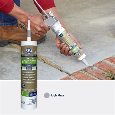 Seal Concrete with GE Concrete Silicone 2® Sealant