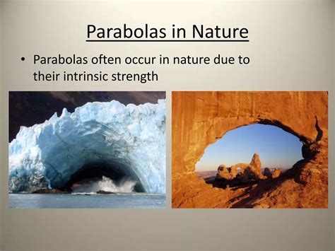 Parabola In Nature Examples