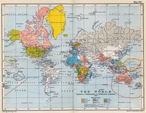 Large old political map of the World - 1910 | Old maps of the World ...