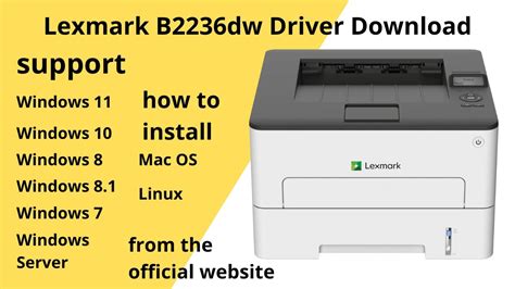 Lexmark B2236dw Driver Download and Setup Windows 11 Windows 10,Mac 13 ...