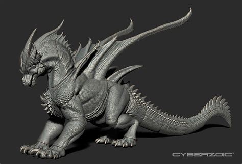 First look at Arctic Dragon sculpt for the upcoming Cyberzoic line ...