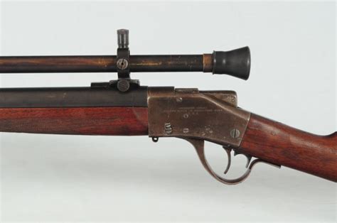 Sharps Borchardt Rifle With Long Scope