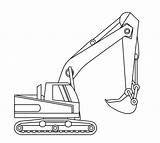 Excavator For Free coloring Page  Download Print Or Color Online sketch template