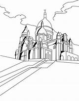Cathedral Coloring Pages At GetColoringscom  Free Printable Colorings sketch template