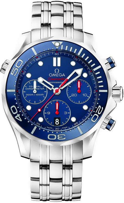212.30.44.50.03.001 Omega Seamaster 300m Diver Co-Axial Chronograph Mens Watch