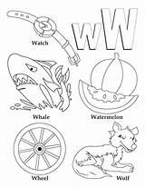 Letter W Coloring Pages At GetColoringscom  Free Printable Colorings sketch template