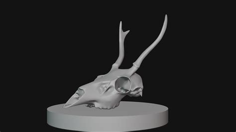 STL file Deer Skull for 3D Printing・3D printing template to download・Cults