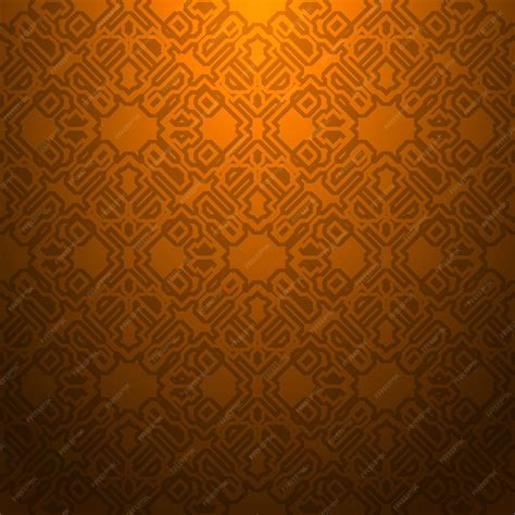 Premium Vector | Orange geometric pattern