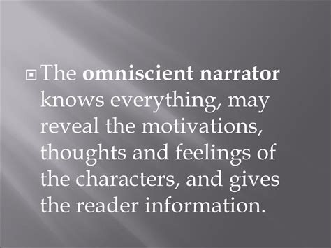 What Is An Omniscient Narrator? Examples Now Novel, 41% OFF