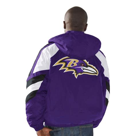 Men's Baltimore Ravens Starter Purple Pro Jacket - NFLShop.com