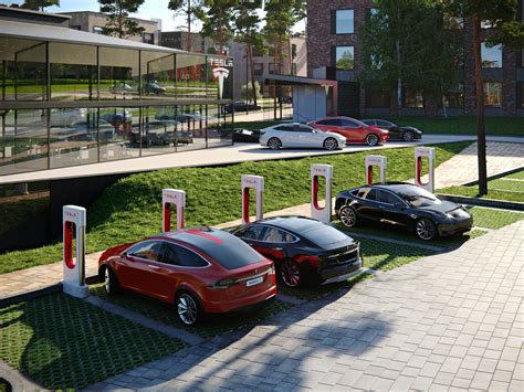 Tesla Showroom on Behance